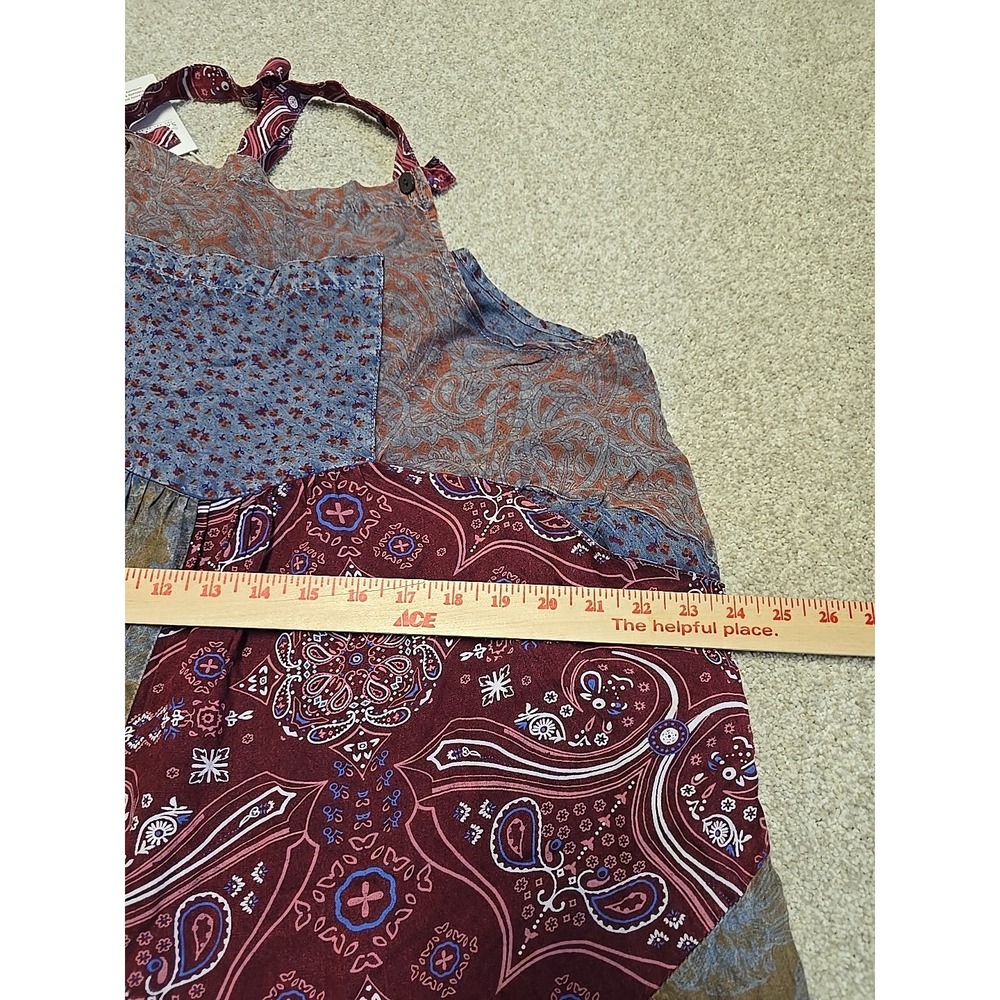 Sacred Threads Multicolor Patchwork Jumpsuit Over… - image 8